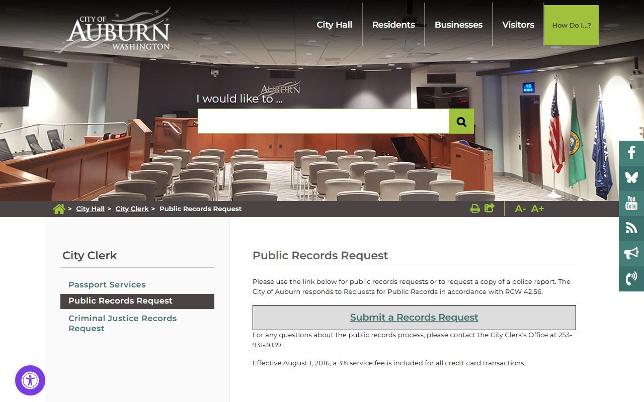 Auburn public records request portal for booking releases