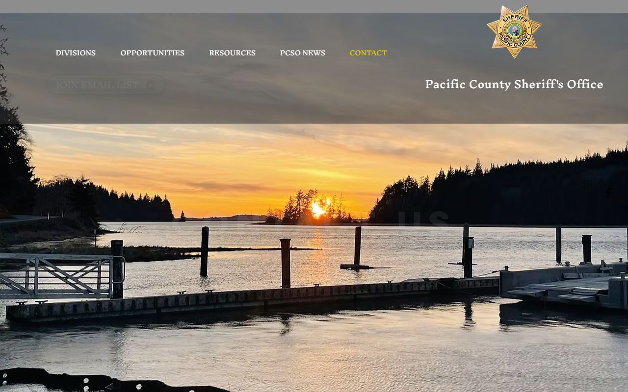 Pacific County booking releases - contact