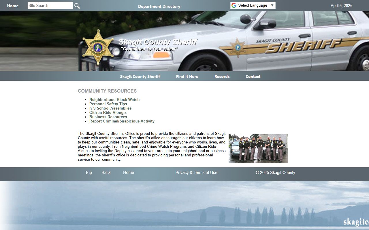 Skagit County booking releases - resources