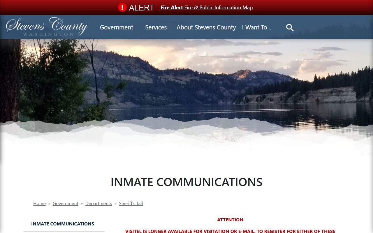 Stevens County booking releases - comms