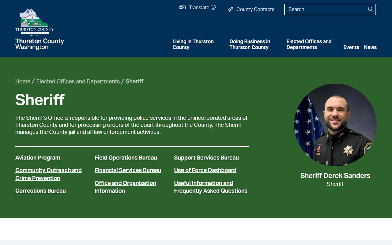 Thurston County booking releases - sheriff