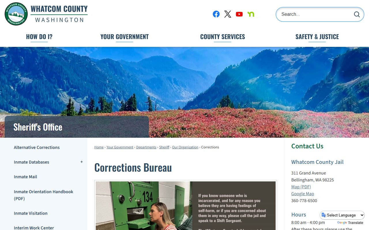 Whatcom County booking releases - corrections