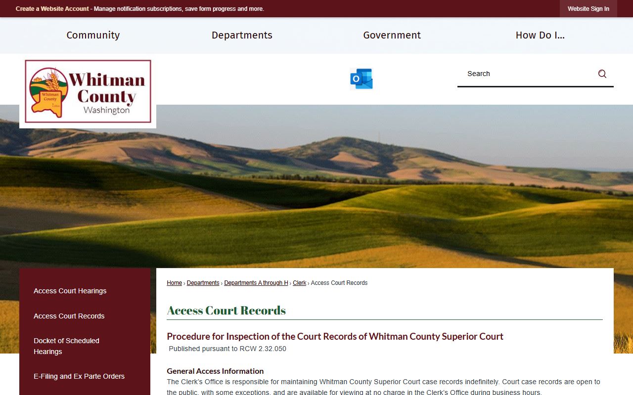 Whitman County booking releases - superior