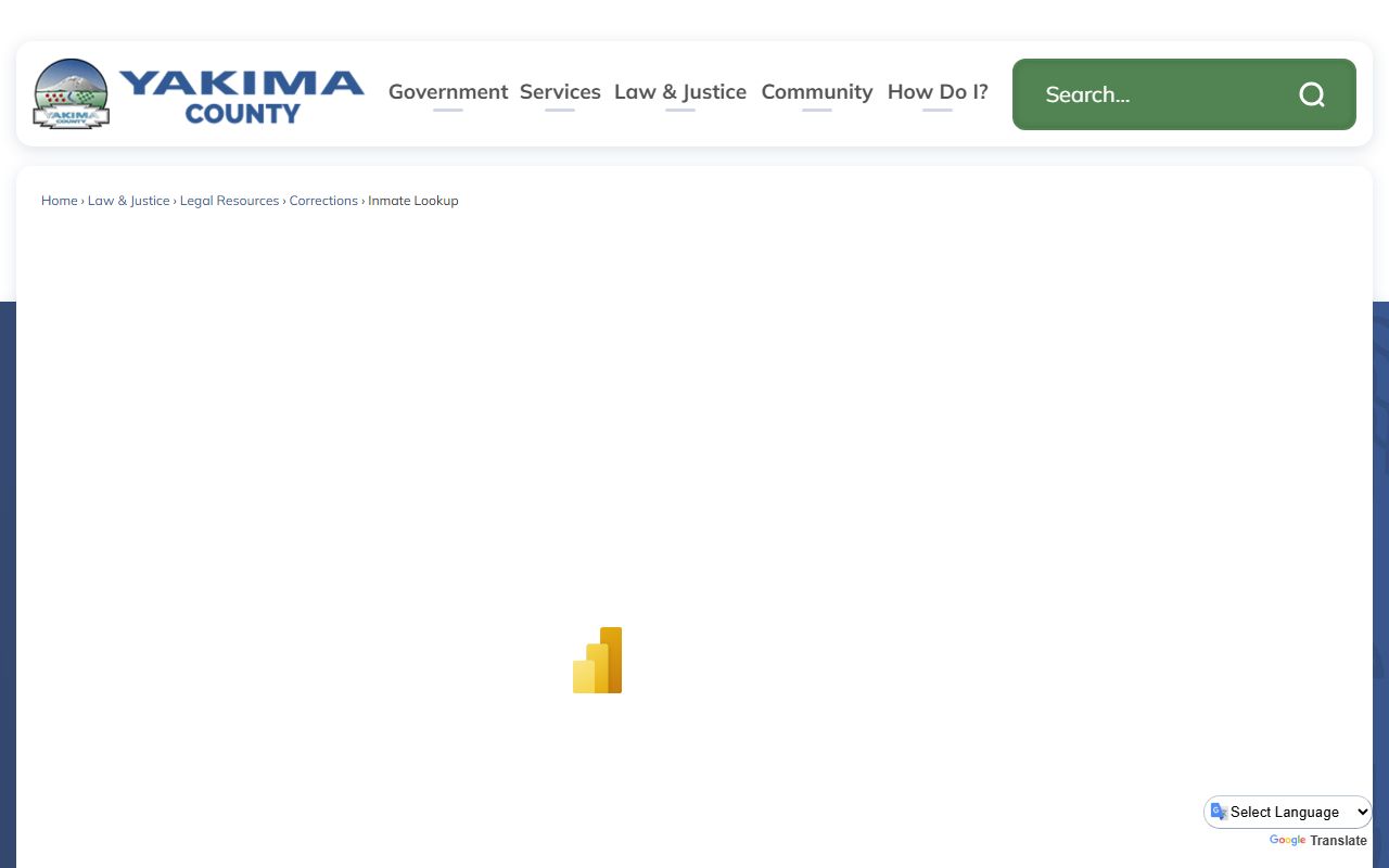 Yakima County booking releases - lookup