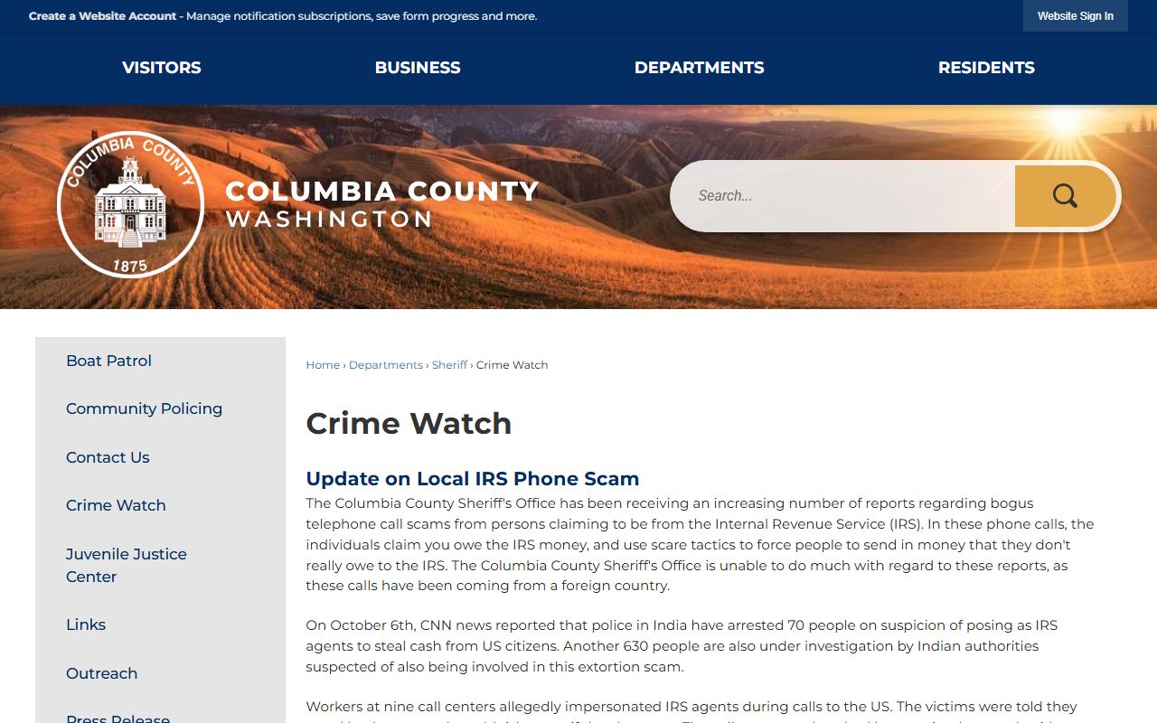 Columbia County booking releases sheriff crime watch