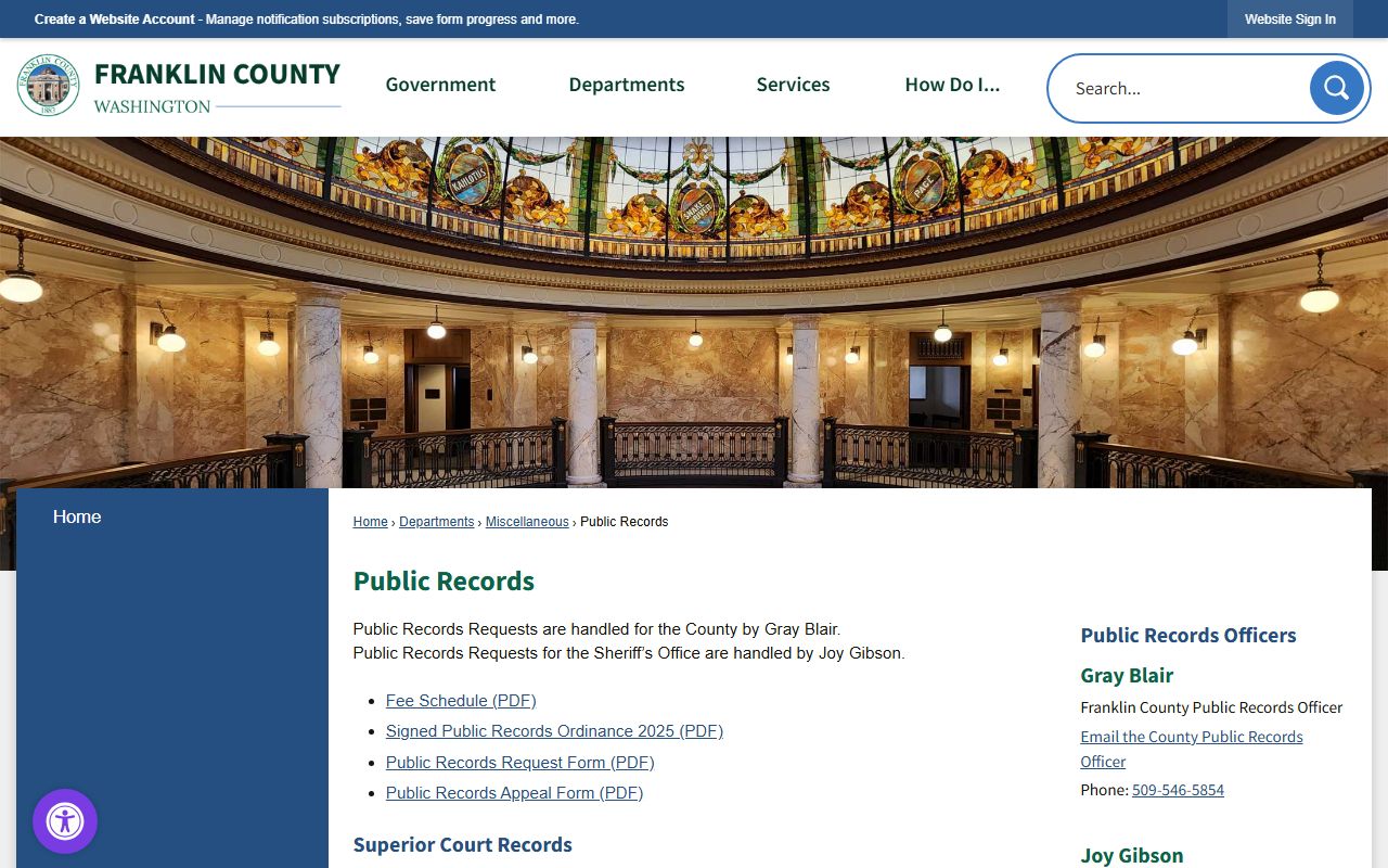 Franklin County booking releases - public records
