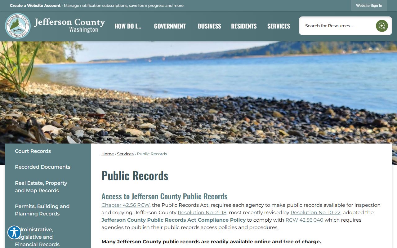 Jefferson County Public Records Washington booking releases